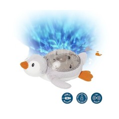 Pingüino Wiggly Penguin Cloud B - Peluche Relajante con Proyección y Sonido