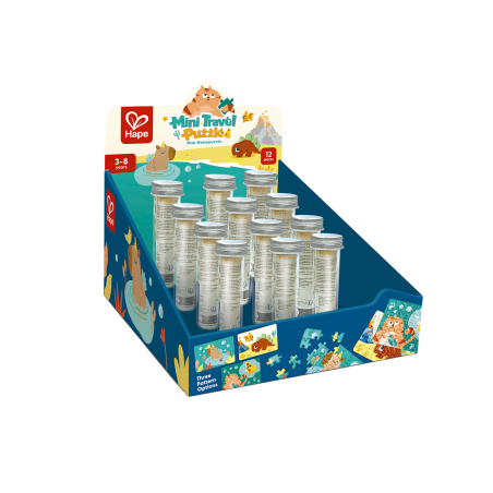 Mini Puzzle de Viaje en Tubo | Hape Juguetes Portátiles