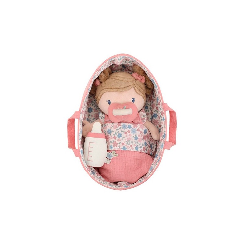 Muñeca Bebé Rosa con Canastilla de Viaje | Little Dutch Muñeca Bebé Rosa con Canastilla de Viaje | Little Dutch