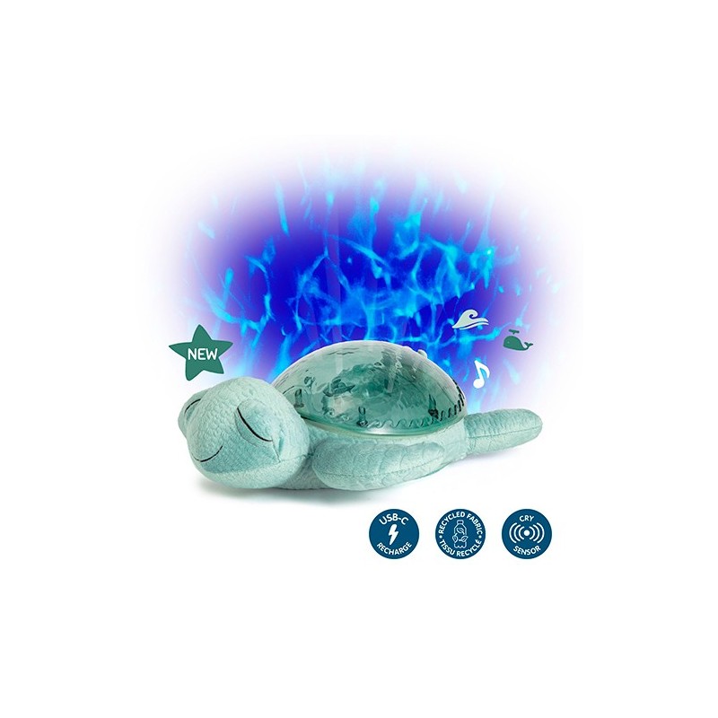 Proyector Tranquil Turtle™ Verde Recargable | Cloud B