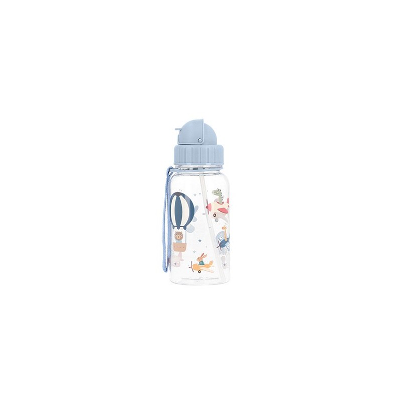 Botella de Tritán Infantil con Pajita Planes 500ml | Tutete Botella de Tritán Infantil con Pajita Planes 500ml | Tutete