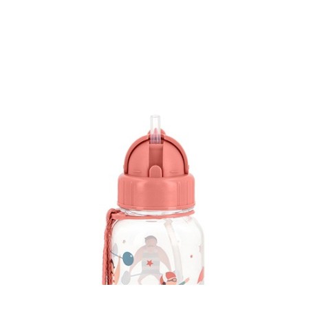Botella de Tritán Infantil con Pajita Circus Show 500ml | Tutete