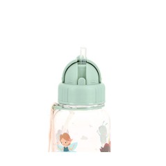Botella de Tritán Infantil con Pajita The Wooden Boy 500ml | Tutete