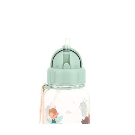 Botella de Tritán Infantil con Pajita The Wooden Boy 500ml | Tutete