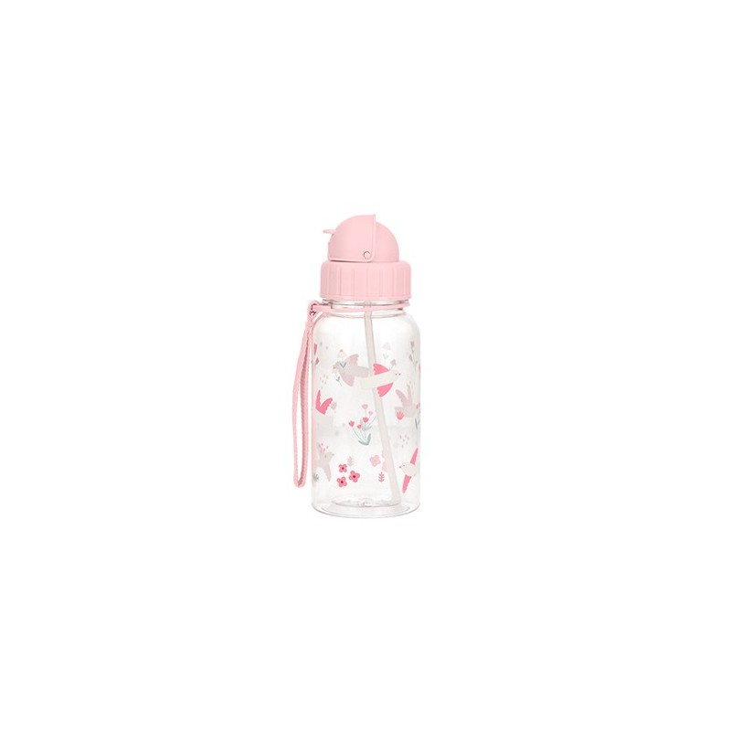 Botella de Tritán Infantil con Pajita Blossom Birds 500ml | Tutete