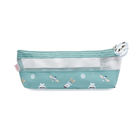 Bolsa neceser infantil para cepillo de dientes de Tutete, colección Pandas in Space con pandas astronautas