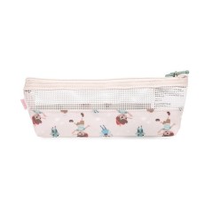 Bolsa neceser infantil para cepillo de dientes de Tutete, colección The Wooden Boy, estampada con personajes de Pinocho