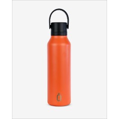 Botella térmica Runbott de la colección Mii de color naranja vibrante mate, con tapón hermético de rosca