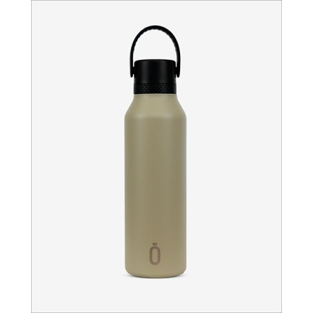 Botella térmica Runbott de la colección Mii de color verde caqui mate, con tapón hermético de rosca