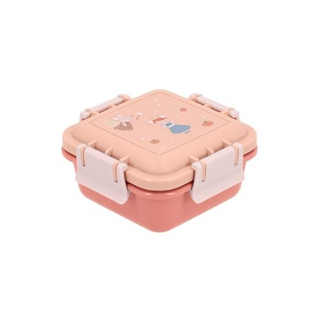 Cajita de almuerzo pequeña infantil de Tutete, modelo Mouse Fairies, estampada con una ratoncita hada con varita,