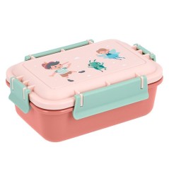 Caja de almuerzo tipo bento infantil de Tutete, modelo The Wooden Boy, con los personajes de Pinocho