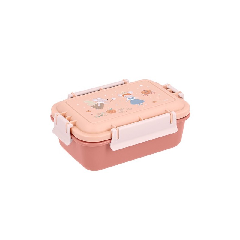 Caja Almuerzo Bento Infantil Mouse Fairies con Tenedor | Tutete Caja Almuerzo Bento Infantil Mouse Fairies con Tenedor | Tutete