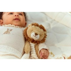 Doudou León Sensorial Safari Friends para Bebé | Little Dutch