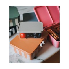 Fiambrera Bento Infantil Noui Noui 3 Bandejas Mustard | La Comba