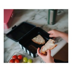 Fiambrera Bento Infantil Noui Noui 3 Bandejas Green | La Comba