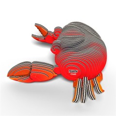Puzle 3D de Cartón Cangrejo Eugy | La Comba Infantil