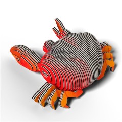 Puzle 3D de Cartón Cangrejo Eugy | La Comba Infantil
