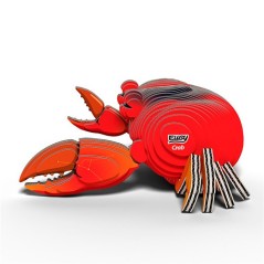 Puzle 3D de Cartón Cangrejo Eugy | La Comba Infantil