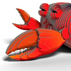 Puzle 3D de Cartón Cangrejo Eugy | La Comba Infantil