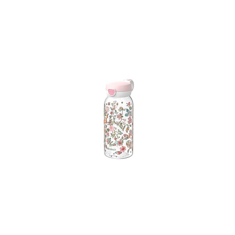 Botella Infantil Flip Campus Flowers & Butterflies 600 ml | Mepal x Little Dutch