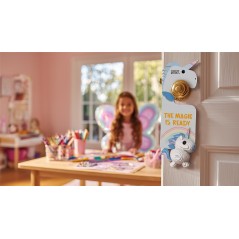 Colgador de Puerta Unicornio Puzle 3D Eugy | La Comba Infantil
