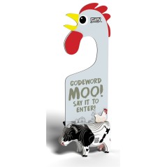 Eugy Colgador de Puerta Vaca Holstein (D079)