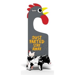 Colgador de Puerta Vaca Holstein Puzle 3D Eugy | La Comba Infantil