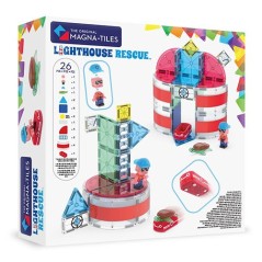Magna-T Rescate en el Faro Lighthouse Rescue 26 Piezas | MAGNA-TILES®