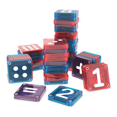 Magna-Tiles Aprende los Números 56 Piezas