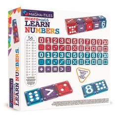 microMAGS Aprende los Números 56 Piezas MAGNA-TILES | La Comba.