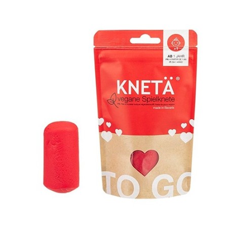 Plastilina Vegana Artesanal Roja 100g KNETÄ | La Comba Infantil