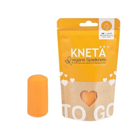Plastilina Vegana Artesanal Naranja 100g KNETÄ | La Comba Infantil