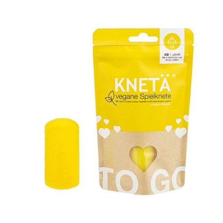 Plastilina Vegana Artesanal Amarilla 100g KNETÄ | La Comba Infantil