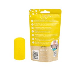 Plastilina Vegana Artesanal Amarilla Bolsa 100g | KNETÄ (1+ años)