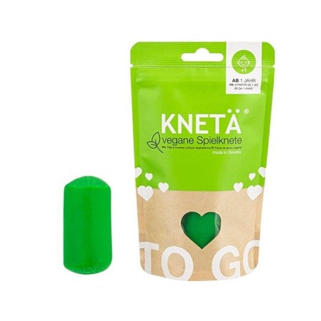 Plastilina Vegana Artesanal Verde 100g KNETÄ | La Comba Infantil
