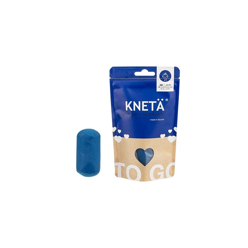 Plastilina Vegana Artesanal Azul Bolsa 100g | KNETÄ (1+ años)