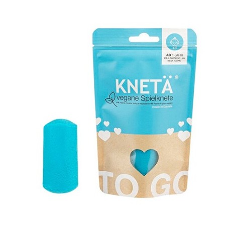 Plastilina Vegana Artesanal Turquesa 100g KNETÄ | La Comba Infantil