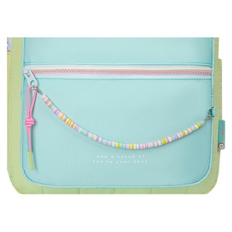 Mochila Infantil Acolchada Verde y Azul | May (12 meses a 5 años)