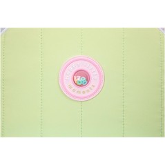 Mochila Infantil Acolchada Verde y Azul May | La Comba Infantil