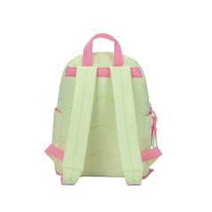 Mochila Infantil Acolchada Verde y Azul May | La Comba Infantil