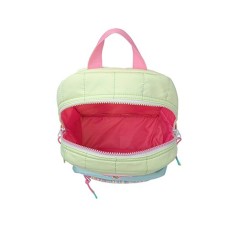 Mochila Infantil Acolchada Verde y Azul May | La Comba Infantil