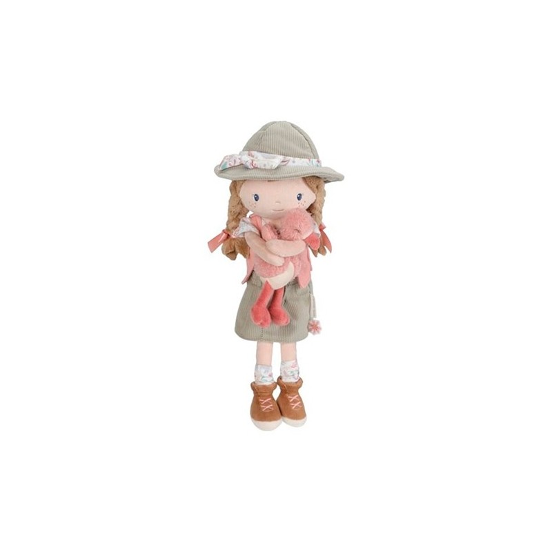 Muñeca de Tela Rosa Exploradora Safari 35 cm | Little Dutch (12+ meses)
