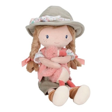 Muñeca de Tela Rosa Exploradora Safari 35 cm | Little Dutch (12+ meses)