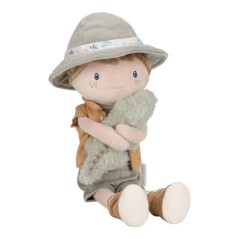 Muñeco de Tela Jim Explorador Safari 35 cm | Little Dutch (12+ meses)