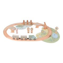 Circuito de Tren Madera FSC Safari Little Dutch | La Comba Infantil