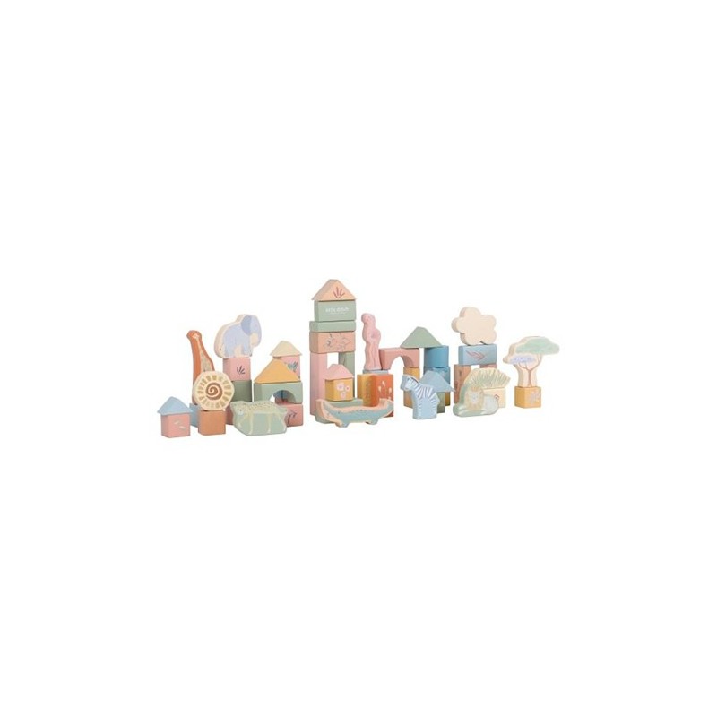 Bloques de Construcción de Madera Safari Friends en Barril | Little Dutch (12+ meses) Bloques de Construcción de Madera Safari Friends en Barril | Little Dutch (12+ meses)