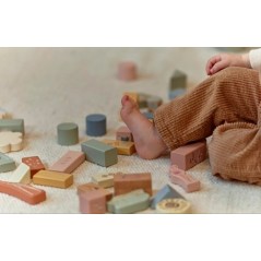 Bloques Construcción Madera Safari Little Dutch | La Comba Infantil
