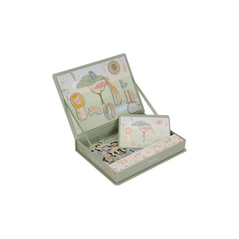 Tablero Magnético de Juegos FSC Safari Friends | Little Dutch (3+ años) Tablero Magnético de Juegos FSC Safari Friends | Little Dutch (3+ años)