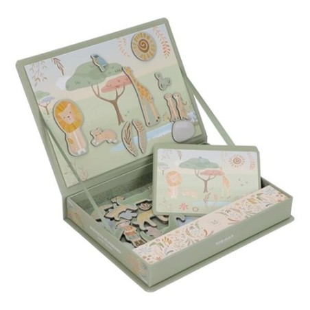 Tablero Magnético de Juegos FSC Safari Friends | Little Dutch (3+ años)
