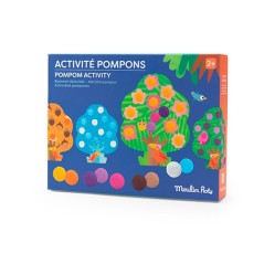 Actividad Pompones Árboles Les Toupitis Moulin Roty | La Comba